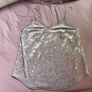 Urban outfitters velvet tank top